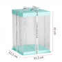 Caja para Tarta Deluxe Azul 21,5 cm