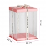 Caja para Tarta Deluxe Rosa 26 cm