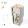 Cajas de Palomitas Real Madrid Escudo Oro 3 ud