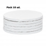 Cake Drum Redondo Blanco 30 cm x 1,2 cm - 10 ud