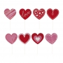 Toppers para Dulces Corazones 8 ud