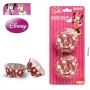 Juego de 50 cápsulas para cupcakes de Minnie