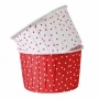 Cápsulas para cupcakes lunares rojos