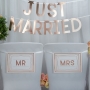 Carteles para Silla Mr & Mrs