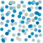 Confetti de papel Azul y Plata