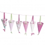 Juego de 6 conos de algodón para dulces y regalos