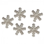Copos de Nieve Plateados Comestibles