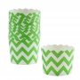 Cápsulas para Cupcakes Chevron Pistacho