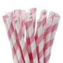 Pajitas para cake pops y bebidas soft pink