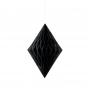 Decoración Colgante Rombo Negro 35 cm
