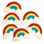 Juego de 6 Decoraciones de Azúcar Arcoiris PME