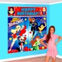 Decoración de pared Super Hero Girls