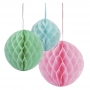 Decoraciones Nido de Abeja Pastel 3 ud