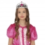 Diadema Princesa Corazón Rosa Infantil
