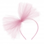 Diadema Decoración de Tul Rosa