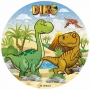 Disco Comestible Dinosaurios 15,5 cm