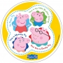 Disco de oblea Peppa Pig 20cm