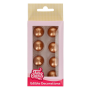 Bolas de Chocolate Bronce 8 ud - Funcakes