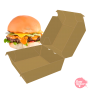 Caja para Hamburguesa Kraft - 10 x 8 cm