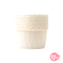 Cápsulas Mini Cupcake Borde Reforzado Blancas 100 ud