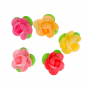 Flores de Papel de Oblea Camelias 5 ud - Funcakes