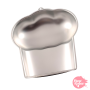 Molde de Aluminio 3D con Relieve Cupcake 26 cm