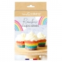 Kit para Cupcakes Arcoiris - Scrapcooking