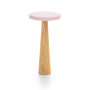 Stand para Tarta Natural Redondo Rosa de 15 cm