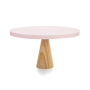 Stand para Tarta Natural Redondo Rosa de 30 cm