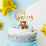 Topper para Tarta Oh Baby Dorado - Partydeco