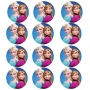 Juego de 12 impresiones en oblea Elsa y Anna 2
