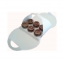 Bolso porta  cupcakes  Blanco