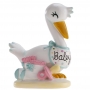 Figura Bautizo Cigüeña Baby 10 cm