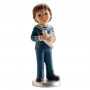 Figura de Comunión Niño con Paloma 16cm