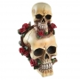 Figura Decorativa Calaveras y Rosas