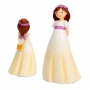 Figura Niña comunión Lazo Lila 17 cm