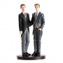 Figura para tarta pareja gay 19 cm