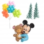 Kit para Decorar Tartas Mickey Bebé