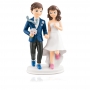 Figura para Tartas Novios Running 18cm