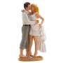 Figura Pareja de Boda Playa 16 cm