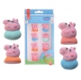 Juego de 8 decoraciones de azúcar Peppa Pig