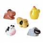 Figuritas Roscón de Reyes Animales 5 ud