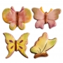 Figuritas Roscón de Reyes Mariposas 4 ud