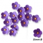 Juego de 50 flores comestibles moradas