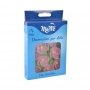 Flores de Oblea Rosas con Hojas 4,5 cm 8 ud