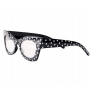 Gafas en Negro con Lunares Blancos