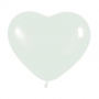 Globos con Forma de Corazón Blanco 10 Unidades