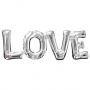 Globo de Foil Love Plata
