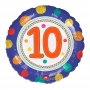 Globo de Foil Redondo Número 10