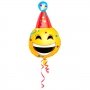 Globo Emoji con Gorro de Fiesta 63 cm